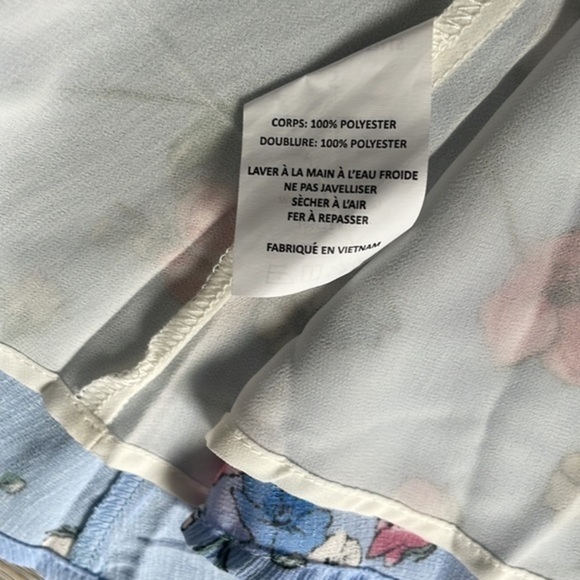 Lush dress floral softgirl size Small cold shoulder spagetti strap - Picture 11 of 11